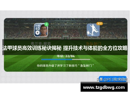 法甲球员高效训练秘诀揭秘 提升技术与体能的全方位攻略